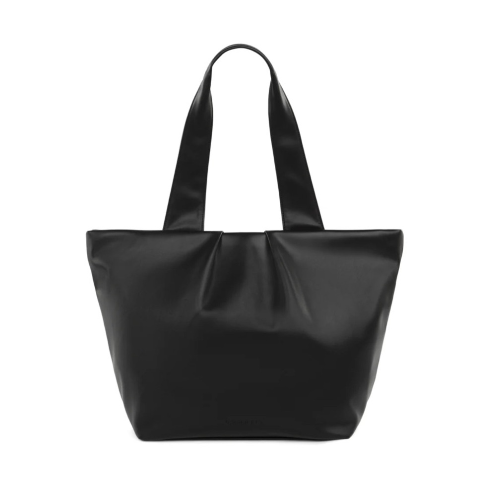 Bugatti Black vegan Tote Bag with zipper closure outside zipper🆓umbrella - Picture 6 of 15